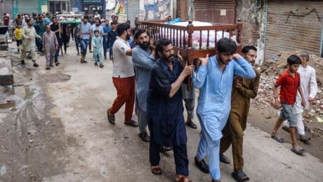 Mindestens 32 Tote bei Sturzfluten und Erdrutschen in Pakistan