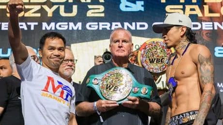 Manny Pacquiao UK fight time tonight as legend takes on Mario Barrios
