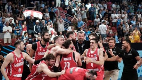 Georgia premia con casi un millón de euros a su selección por el histórico pase a cuartos del Eurobasket