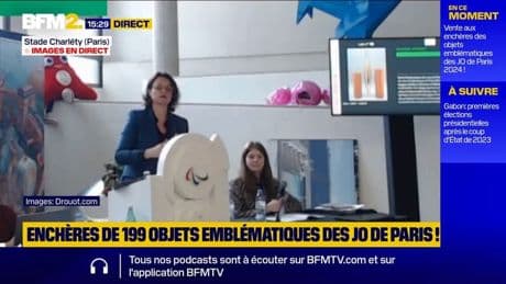 Enchères: vente de la Torche officielle des Jeux Paralympiques de Paris 2024