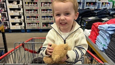 Baby with 'large head' diagnosed with one-in-a-million health condition
