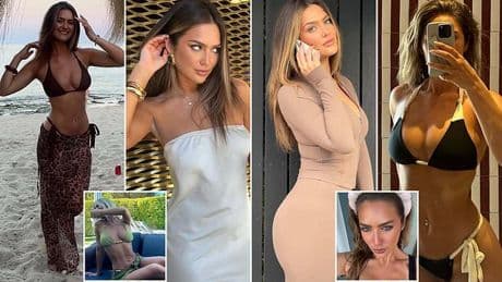 Revealed: Surprising real identity of glamorous former Miss England contestant's sporting hero grandfather