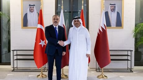 Bakan Fidan, Katar Başbakanı ve Dışişleri Bakanı Al Sani ile görüştü