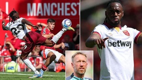 Aaron Wan-Bissaka is playing the best football of his career, claims Graham Potter - after starring against old club Man United
