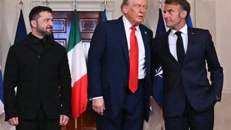 Emmanuel Macron Reacts To Trump's Hot Mic Comment On Putin