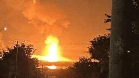 Ukraine-Krieg: Russland attackiert Gasanlage – riesiges Feuer