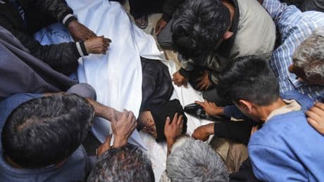27 Palestinians Killed by Israeli Fire Near Aid Hub, Gaza Officials Say