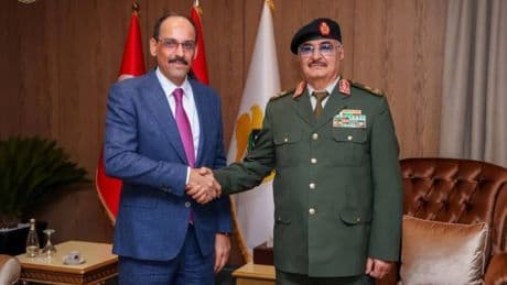 MİT Başkanı İbrahim Kalın, Hafter ile görüştü