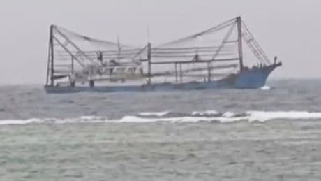Chinese ship runs aground off Philippines-occupied island in the disputed South China Sea
