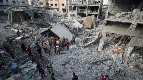 Israel to allow ‘basic amount of food’ into Gaza after announcing start of ‘extensive’ new ground operation
