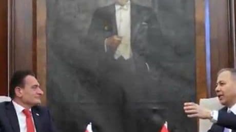 İçişleri Bakanı Yerlikaya, KKTC'li mevkidaşı Oğuz ile görüştü