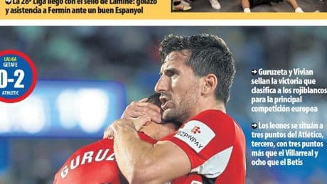 Portada de hoy de la Edición Bizkaia-Araba de Mundo Deportivo