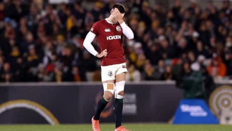 Blair Kinghorn set for scan on knee injury as Lions’ full-back frets grow