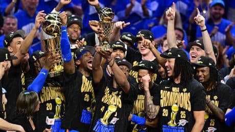 Los Thunder ganan el anillo tras un dramático séptimo partido marcado por la grave lesión de Haliburton