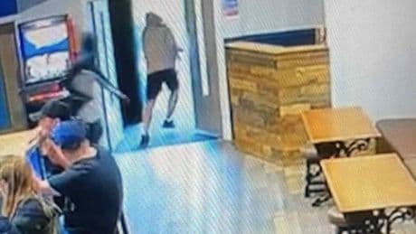 Moment thugs storm Scots pub and 'launch bricks at bar' in terrifying attack