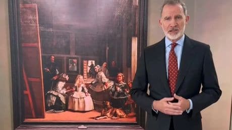 El rey Felipe graba un vídeo en Instagram para explicar &#039;Las Meninas&#039; y apoyar al Museo del Prado