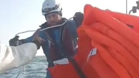 France accused of encouraging people smuggling as 'officials hand migrants life jackets'