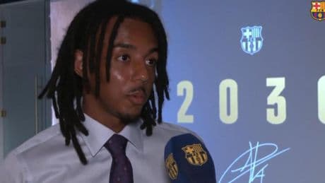 Koundé ve la Champions como "objetivo" y "no obsesión" y responde sobre el Balón de Oro