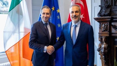 Fidan, Harris ile Dublin'de görüştü