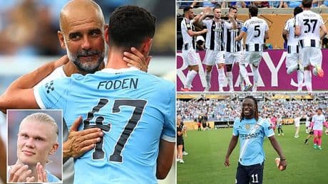 Juventus 2-5 Man City: The Old Lady powerless to withstand a City storm as Pep Guardiola's side thunder into Club World Cup last-16 as group winners