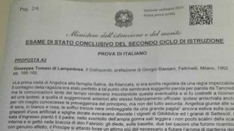 Tracce maturità 2025, l'analisi del testo del Gattopardo di Giuseppe Tomasi di Lampedusa: ecco la soluzione di ChatGpt