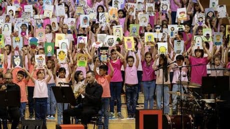 Debutar en L'Auditori a los 9: cómo miles de niños aprenden lo que son los nervios, la concentración y el subidón escénico