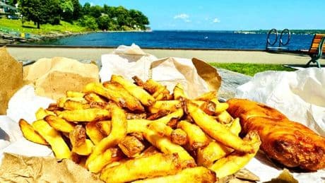 Woman buys fish and chips abroad and is gobsmacked by price