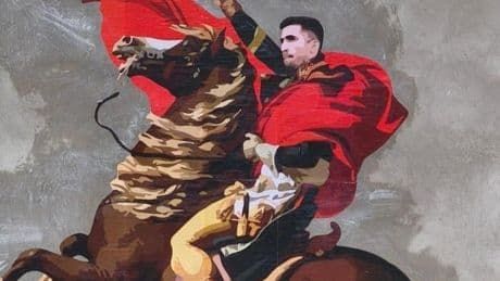 Vandalizan el mural dedicado a Areso en Pamplona: «No vayas a Bilbao»