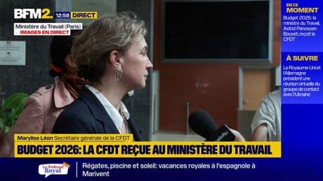 Reçue par la ministre du Travail, Marylise Léon (CFDT) évoque une "explication franche et directe"