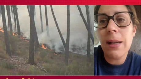 La desesperación de la alcaldesa de un pueblo de Ourense que lucha contra los incendios: «Son muchos días sin dormir»