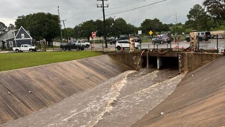 Desperate search for 10-year-old girl swept away by rising floodwaters in Texas