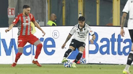 Spezia-Cremonese, le immagini dal campo di gioco