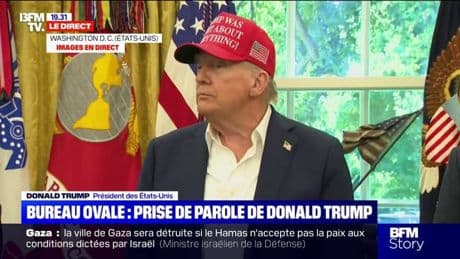 Guerre en Ukraine: "ça ne me plait pas du tout", lance Donald Trump
