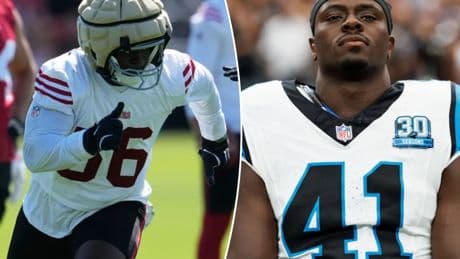 49ers’ Tarron Jackson taken to hospital after being stretchered off field in scary training camp moment
