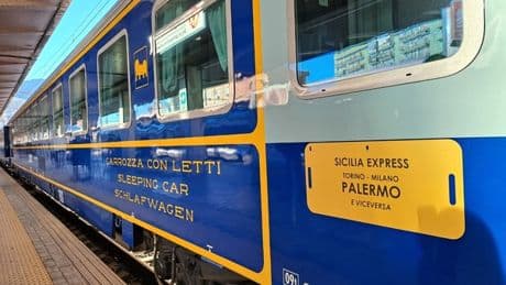 Fs Treni Turistici, per l'esodo estivo torna il Sicilia Express da Torino e Milano a Palermo e Siracusa