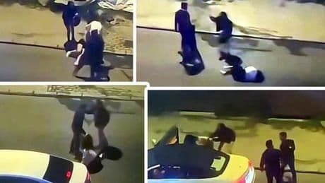 Avcılar'da bir kadın, iki erkek tarafından feci şekilde darbedildi! Yerde sürüklediler