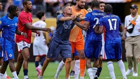 FIFA rule broken in Club World Cup final before huge scrap breaks out after Chelsea win