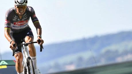 Niet onlogisch na zijn vele kilometers in de aanval: Mathieu van der Poel verkozen tot strijdlustigste renner van de eerste Tour-week