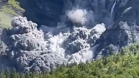12.000 Kubikmeter Stein - Massiver Felssturz in französischen Alpen