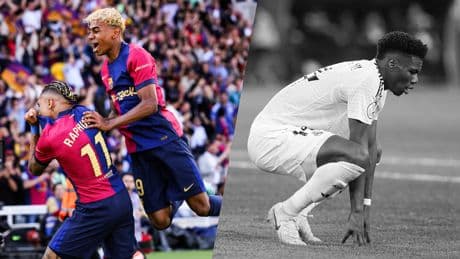FC Barcelone-Real Madrid : Yamal et Raphinha couverts d’or, Mbappé dans l’histoire, le calvaire de Tchouaméni... Les tops/flops d’un Clasico à couper le souffle