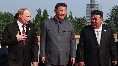 Xi Poses With Putin And Kim Jong Un—Trump Says They Are Gathering To ‘Conspire Against’ America