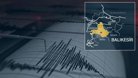 Balıkesir'de 4 büyüklüğünde deprem