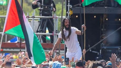 Bob Vylan's defiant statement in full as rapper breaks silence after Glastonbury outrage