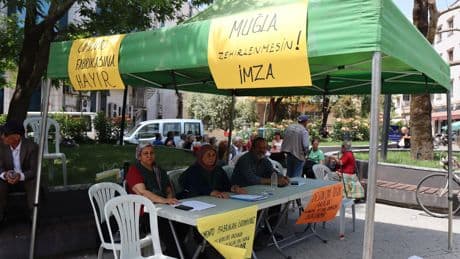 Muğla'da çimento fabrikasının üçüncü ÇED raporunun iptali için imza kampanyası başlatıldı