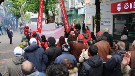 Yalova’da 1 Mayıs: “Gerçek değişim sokakta, direnişte büyür”