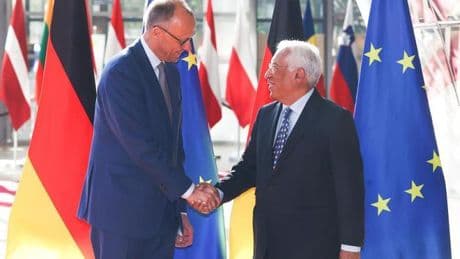 Merz renueva el compromiso de Alemania con la UE en su primera visita a Bruselas como canciller