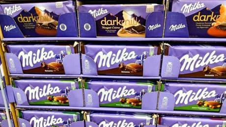 Direkt an der Kasse - Neue Mini-Milka in den Supermärkten