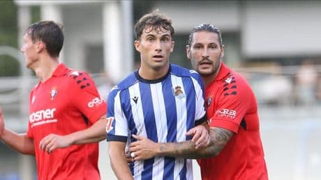 Mikel Goti, inscrito como jugador de la primera plantilla de la Real Sociedad