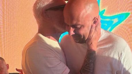 Liverpool boss Arne Slot parties with Wayne Lineker and EastEnders icon in Ibiza just hours after Arsenal clash
