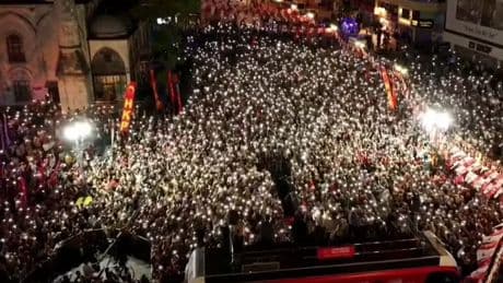 'Millet İradesine Sahip Çıkıyor' mitingi Gaziosmanpaşa'da gerçekleşti